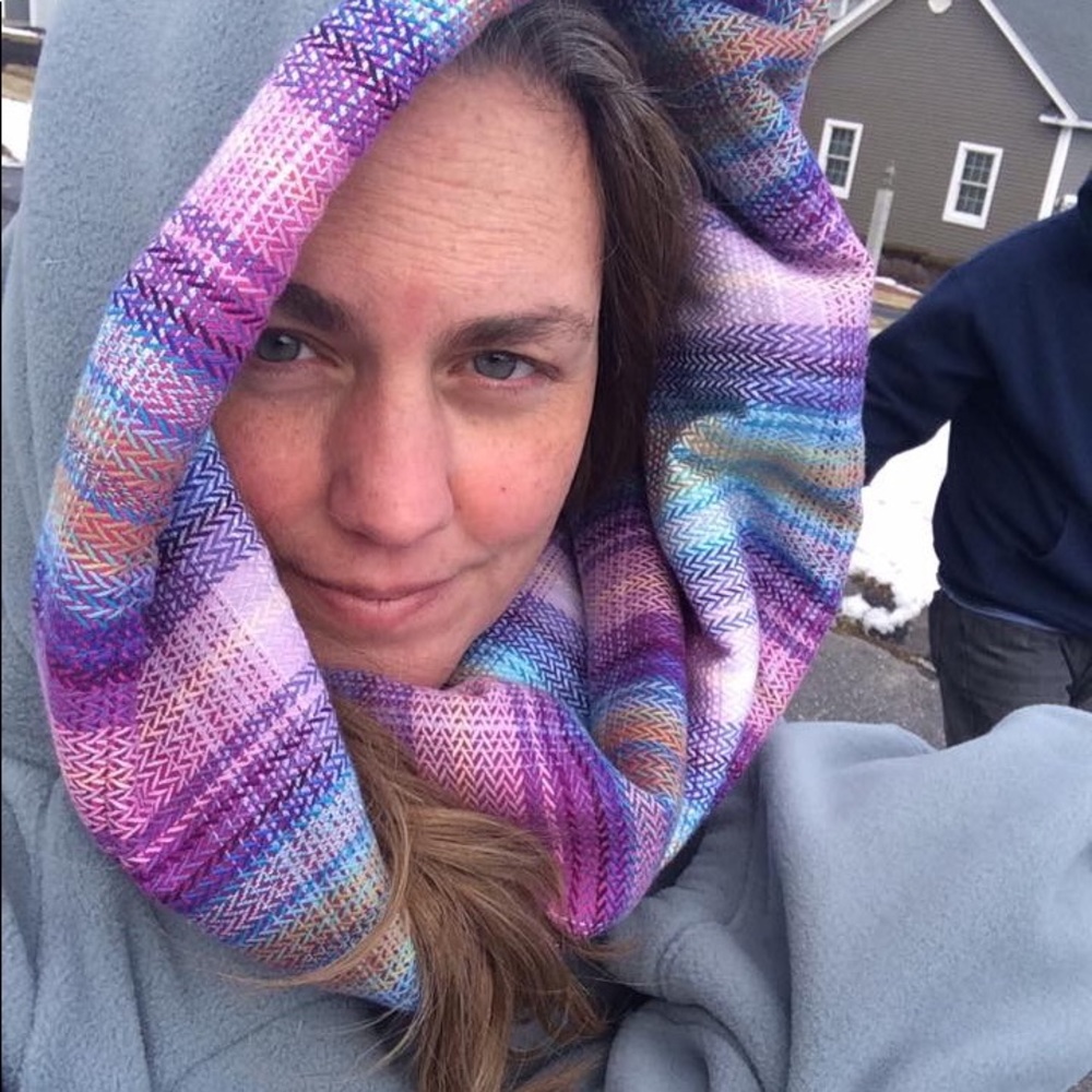 Lenny Lamb fleece babywearing sweatshirt, size L